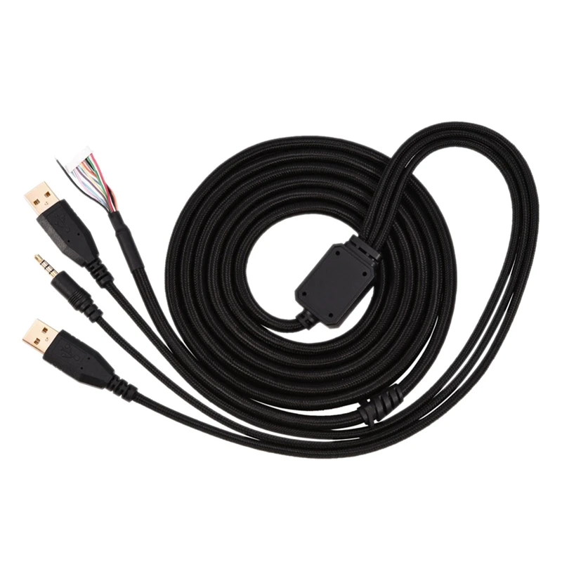 

2.5M Usb Keyboard Cable For Razer Blackwidow Ultimate Edition 2016 Mice Line Black