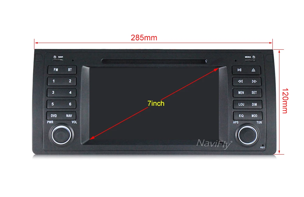 Perfect Wholesale! Android 7.1 Car DVD multimedia radio audio for BMW E39 E53 X5 M5 With Car dvd player GPS Navigator 4G WIFI BT X5 E39 10
