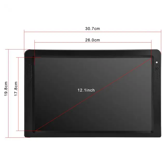 LEADSTAR HD Portable TV 12 Inch Digital Analog Led Televisions Support SD Card USB Audio Car Television DVB-T DVB-T2