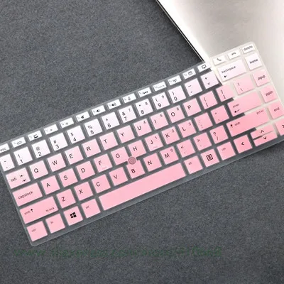 Для 1" hp ELITEBOOK 745 G5& 845 G5/ZBook 14u G5 ZBook Studio X360 G5 14 дюймов чехол для клавиатуры ноутбука протектор кожи - Цвет: Gradual pink