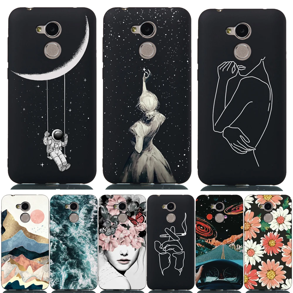 

Phone Case for Huawei Honor 6A Case Cover for Honor 7A Cover black frosted Soft Silicone fundas Bag for Huawei Honor 6A 7A Case