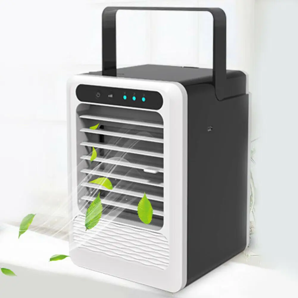 

Newly Mini Air Cooler USB Charging Mute Humidification Energy-saving Air Conditioner Fan TE889