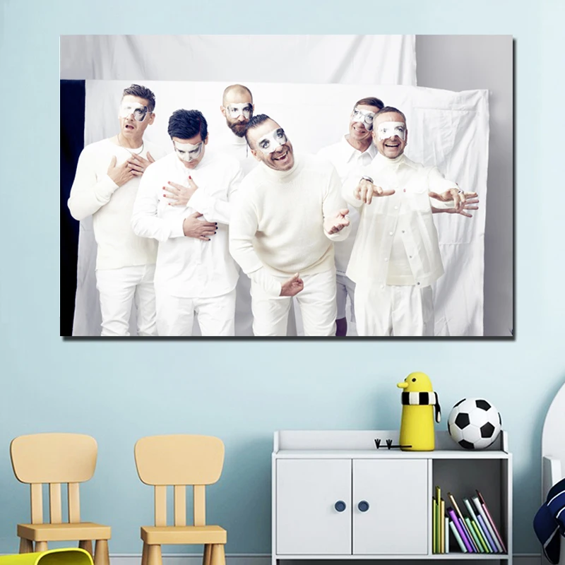 

Funny Rammstein Wallpaper Wall Art Canvas Painting Posters Prints Modern Painting Wall Pictures For Living Room Home Decoration
