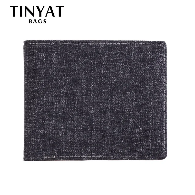 TINYAT модный мужской короткий кошелек бесплатная доставка повседневный для денег