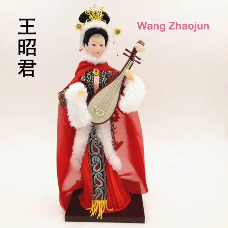Китайские куклы, древние четыре красотки, куклы, древние китайские женщины, подлинные куклы, куклы для девочек, красивые коллекционные куклы BJD - Цвет: Wang Zhaojun