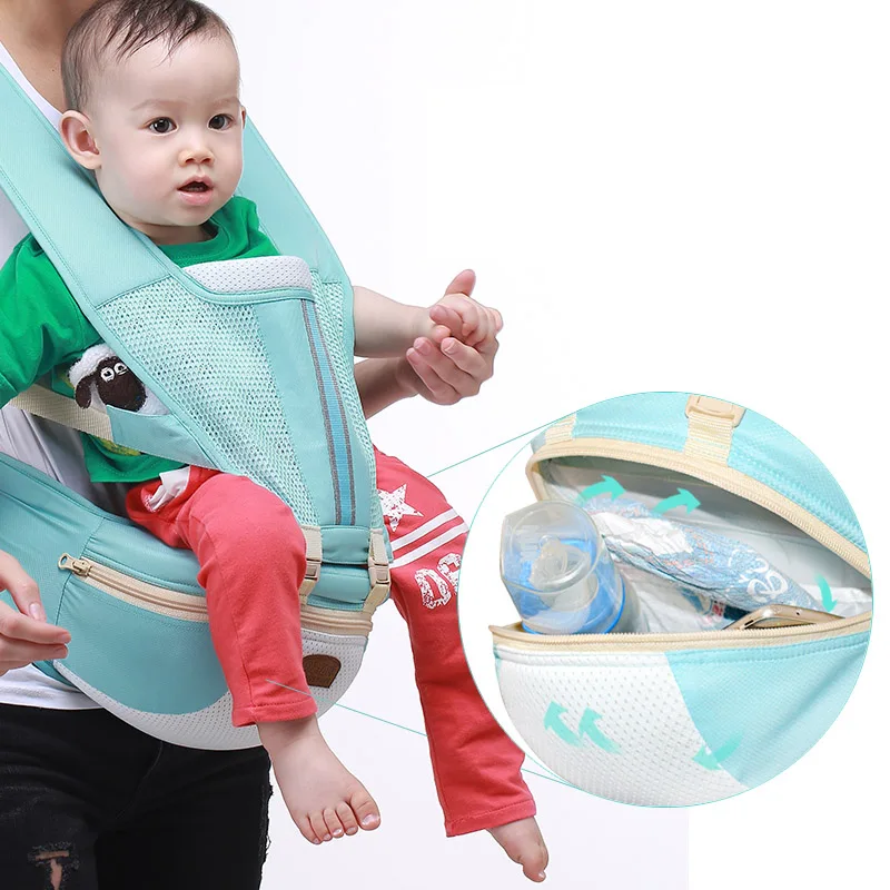 Baby Carrier Breathable Multifunction Hip Seat Baby Care Sling Wrap Rider Ergonomic Design New Fashion Backpack Carrier BB3045 (14)