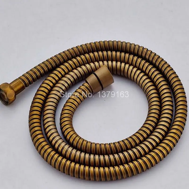 59" (150cm) Antique Brass Hand Shower Hose 1/2" Connection Bathroom Accessory Aba024 Plumbing