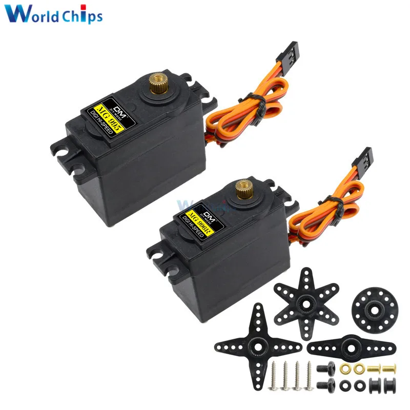 

13KG 15KG Servos Digital MG995 MG996 MG996R Servo Metal Gear for RC Car Robot Servo Model Helicopter Boat For Arduino UNO Diy