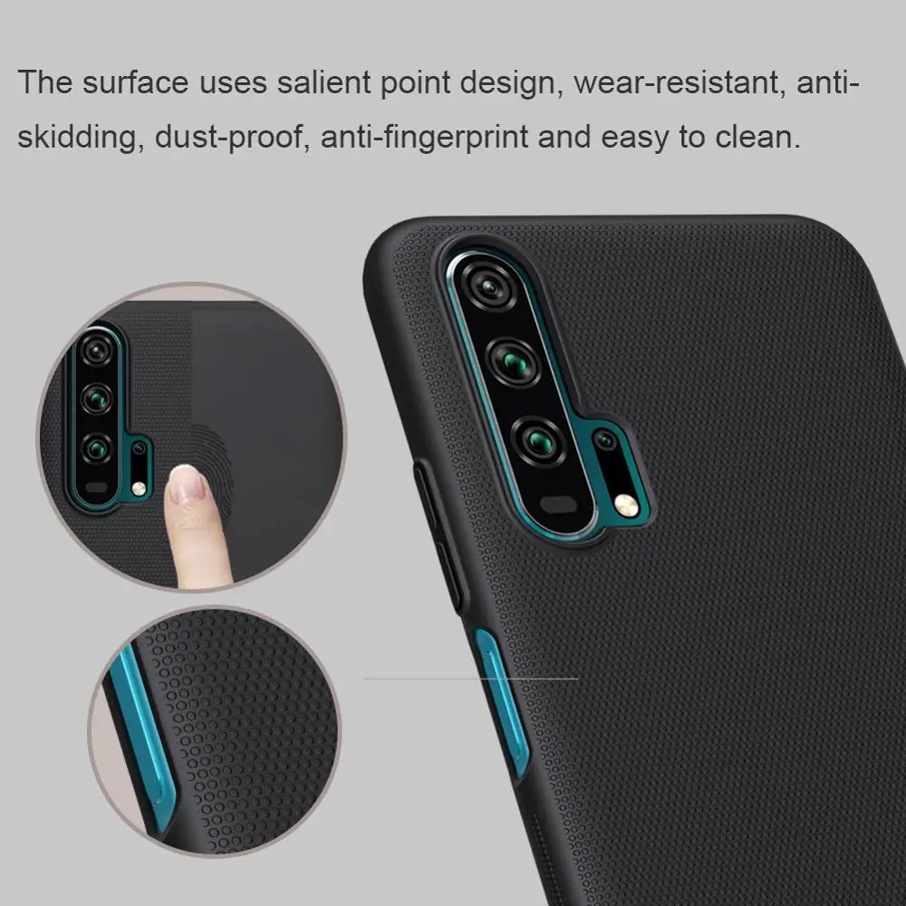 Для Huawei P40 Pro Lite чехол Nillkin Super Frosted Shield Ультратонкий ПК задняя крышка для Honor 30 20 V30