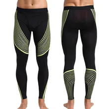 Grntamn спортивные колготки Мужская Высокая эластичность брюки футбол баскетбол износа базы тренировочные брюки сжатия Бег Фитнес Брюки