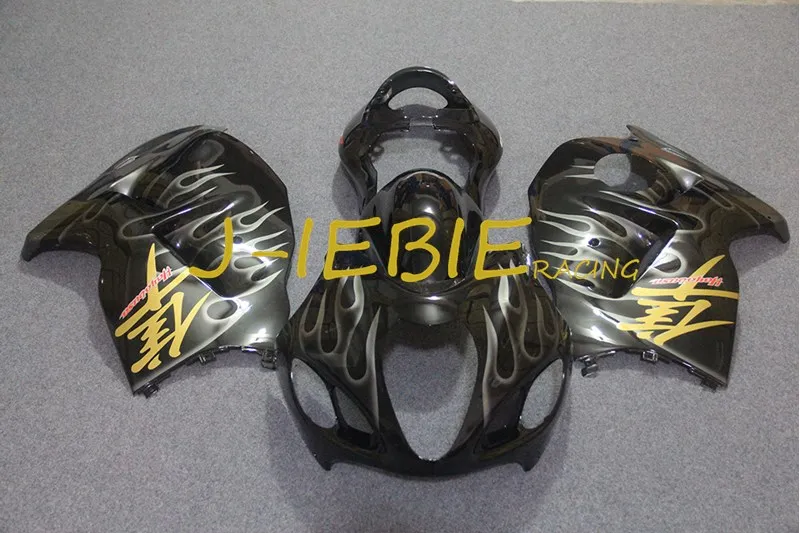 

Black silver fire Injection Fairing Body Work Frame Kit for SUZUKI GSXR 1300 GSXR1300 Hayabusa 1999-2007 2000 2001 2002 2003