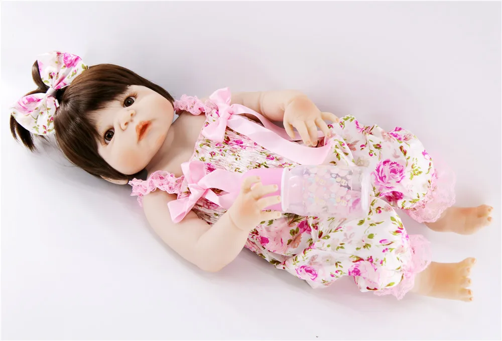 Npkколлекция бренд bebes reborn girl Кукла reborn 2" полностью силиконовый виниловый корпус детские игрушки для дома bebe подарок boneca reborn
