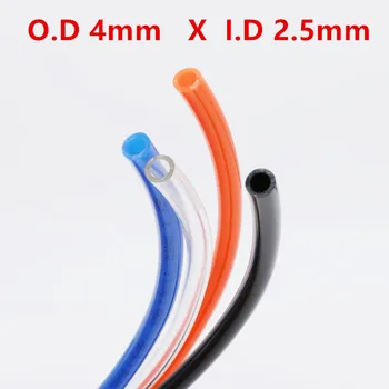 

200m/roll Pneumatic Air Hose PU Tube OD 4MM ID 2.5MM Plastic Flexible Pipe PU 4*2.5 4x2.5 mm Polyurethane Tubing Piping