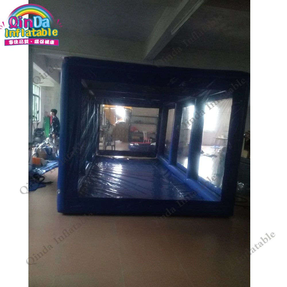 5m Inflatable Car Cover Tent For Wash ,transparent PVC Tarpaulin Inflatable Car Garage Tent With Factory Price 3