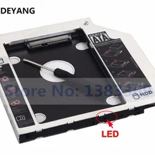 NIGUDEYANG 9,5 мм Sata 2nd HDD Caddy отсек для Dell XPS M14Z M15X 14 L401X