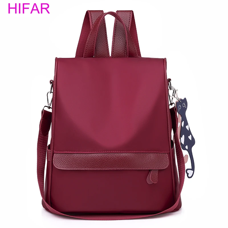 

HIFAR Anti-theft Oxford Backpack Female elegant Designer School Bags For Teenager Girl Waterproof Travel Backpack Women Bagpack