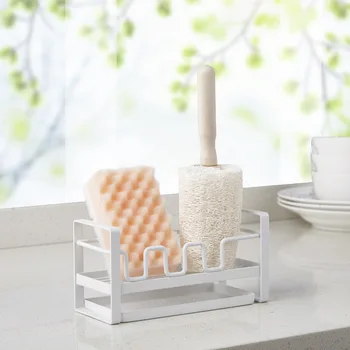 

Kitchen Metal Storage Drainer Drying Rack with Tray Pool Shelf Kitchen Sink Mesa Cleaning Rag Storage Shelves Holder