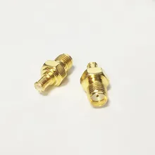 1 шт. внутренний разъем SMA к MCX Штепсель RF коаксиальный адаптер прямой позолоченный для Wi-Fi антенны