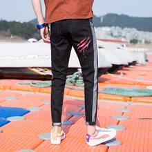 

MUAONE Brand Jeans 2018 Men's New Brand High Quality Slim Casual Pants S20#