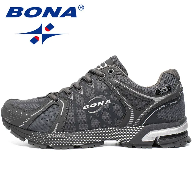 US $32.10 BONA New Waterproof Style Men Running Shoes Outdoor Jogging Walking Sneakers Lace Up Athletic Shoes