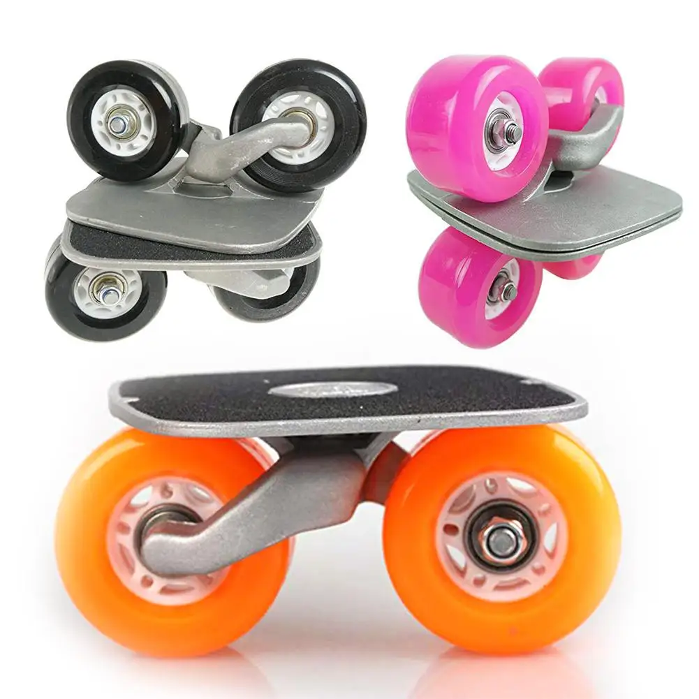 

Portable Drift Board Fitness Equipment For Ice Skating And Skateboarding Thickened Aluminum Alloy Plate Outdoor Drift Board