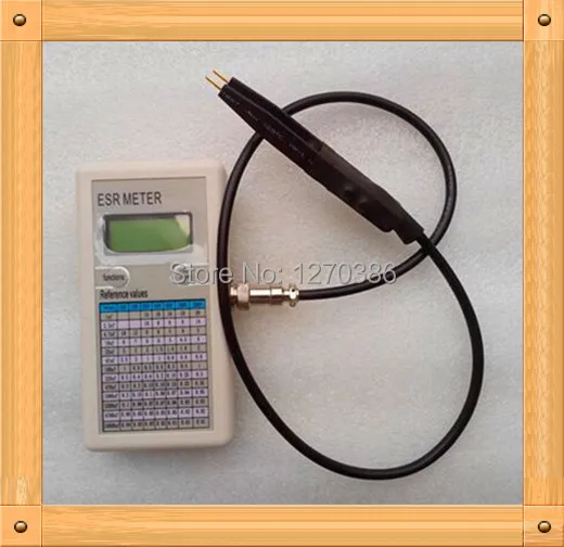 

Free Shipping!!! Digital electrolytic capacitor ESR test instrument / line detector / resistance meter module