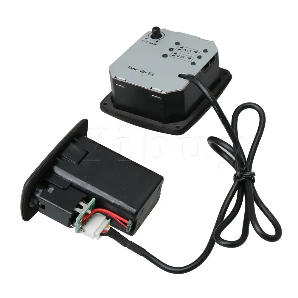 

Yibuy T65C Guitar Pickup Preamp Piezo 3 Band EQ Equalizer Tuner Volume Control