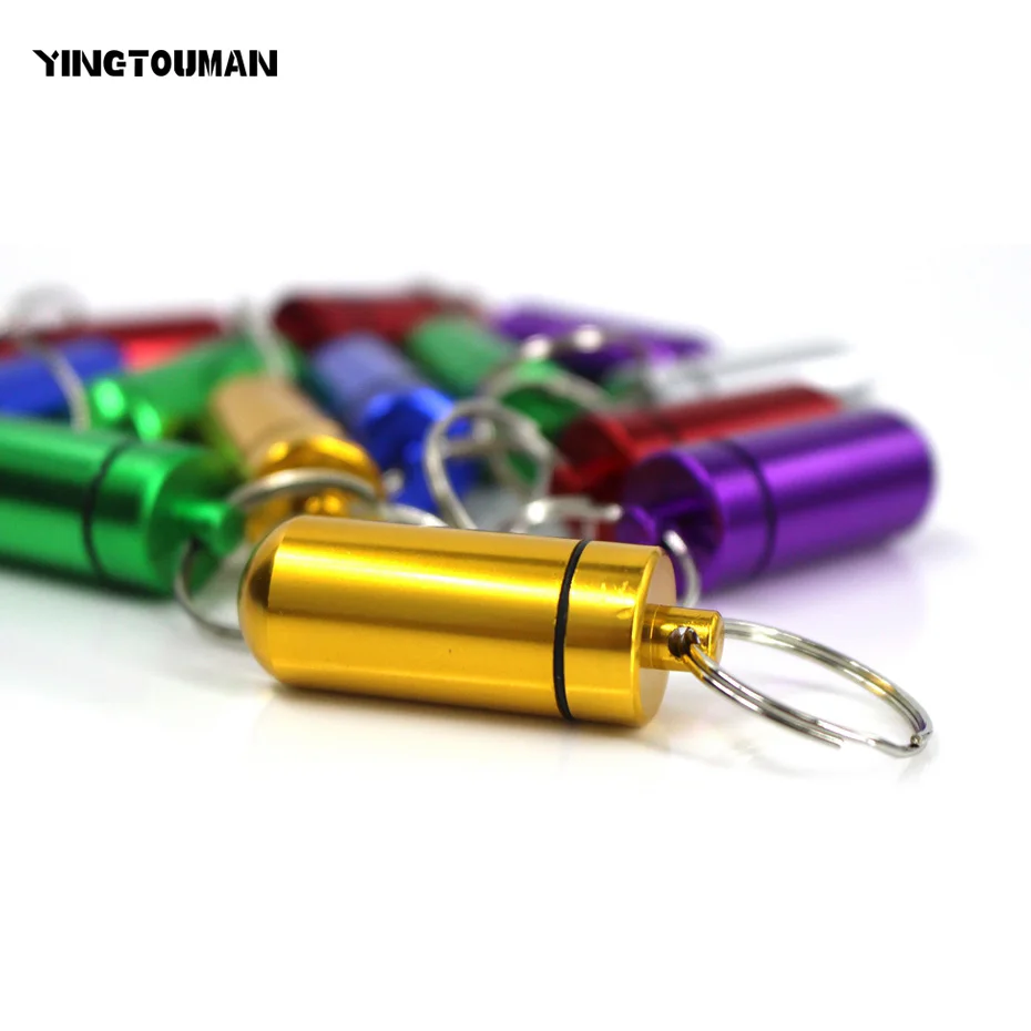 YINGTOUMAN 1 шт. портативный уличный аварийный таблеточный флакон герметичный
