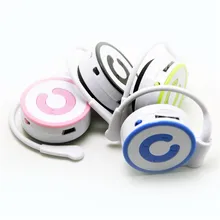 Alta qualidade pendurar orelha clipe mp3 player com 4 cores doces sem cartão de memória leitor de música com slot tf