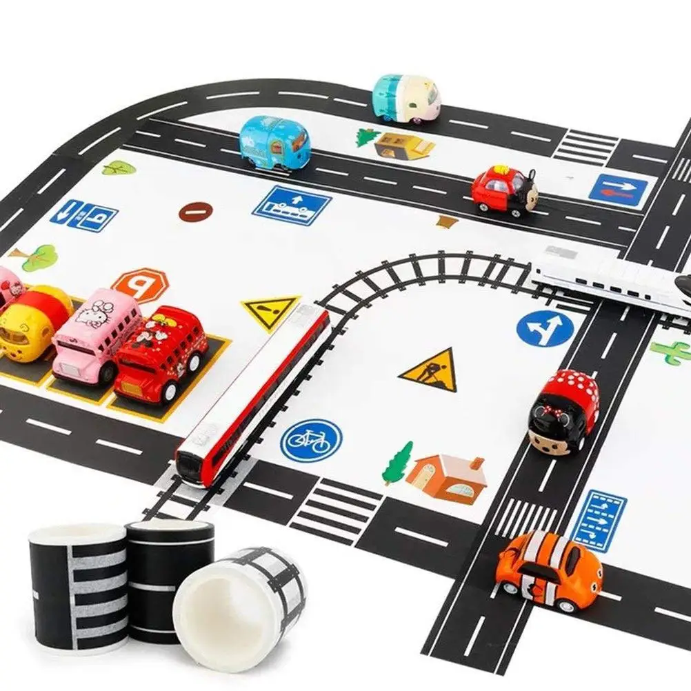 Игровое поле "город". Игровой скотч с дорожной разметкой умная железная дорога. Melissa & doug стартовый набор "железная дорога и тунель", 611m. Brio 33204. Детская дорожная дорога.