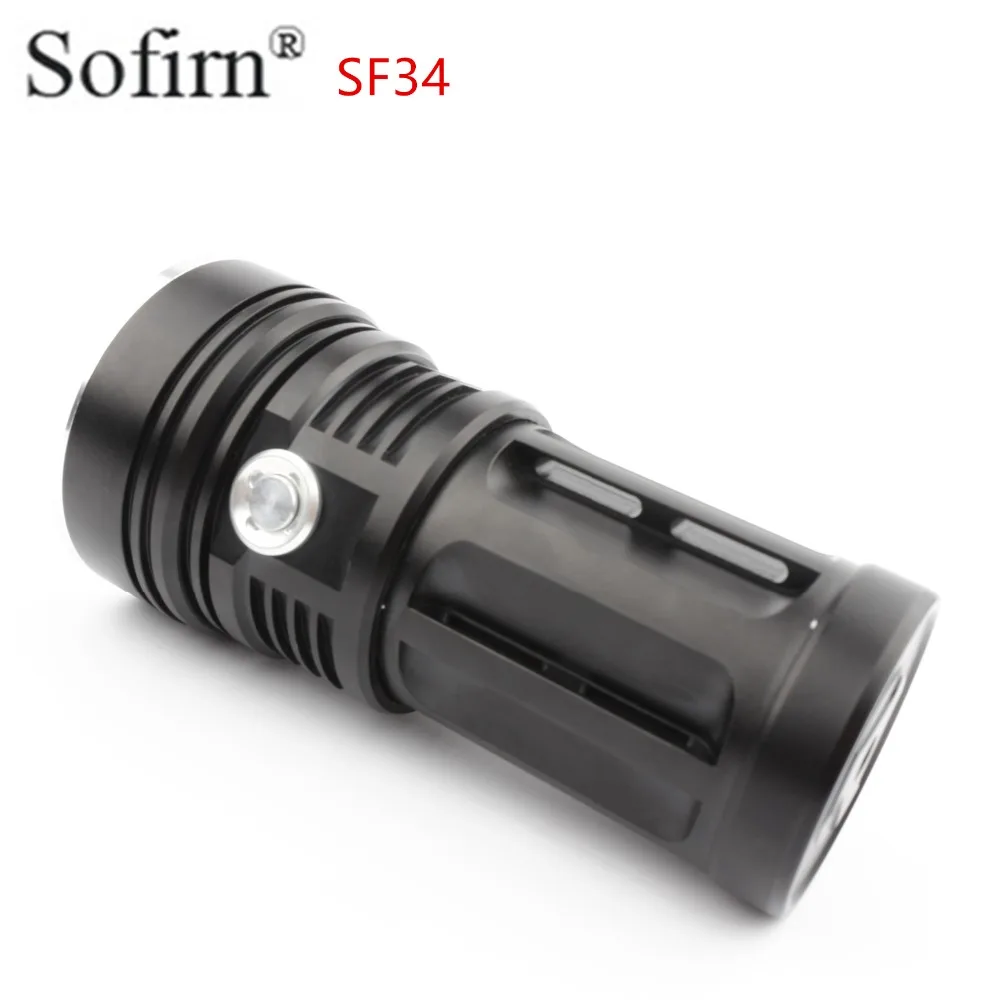 

Sofirn SF34 18*XML Powerful LED Flashlight 2500LM Cree LED Torch Light 18650 Tactical Flashlight 5 Modes Linterna Portable Lamp
