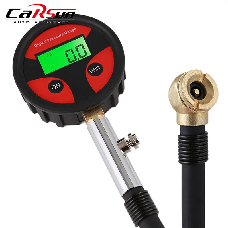 

Pressure Gauge 0-200PSI Tire Pressure Monitoring System LCD Digital Tire Gauge Monometer For Universal Cars Tire Pressure Meter