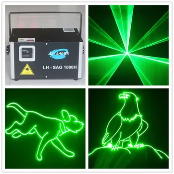 

Free Shipping 1500MW ILDA+DMX512+SD Card Effect Stage Light Laser Projector Light Christmas Disco Event Party
