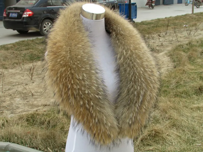 Модный воротник из натурального меха енота|collar fur|collar collarcollar colores |