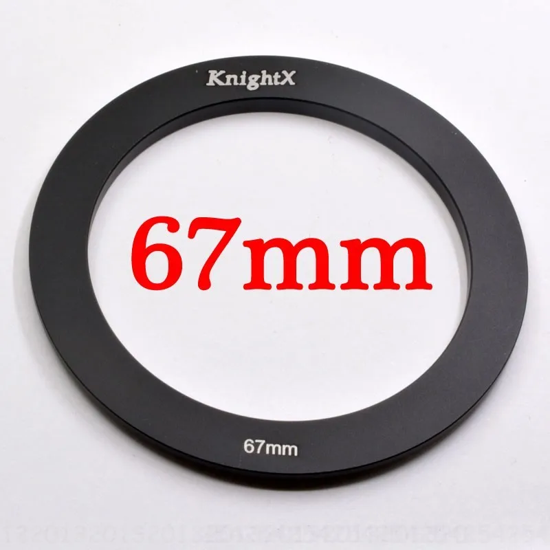 KnightX фильтр объектива камеры gnd 49 мм 52 мм 55 мм 58 мм 62 мм 67 мм 72 77 мм для Cokin P canon eos sony nikon nd d600 1200d d5300 2000d - Цвет: 67mm Ring