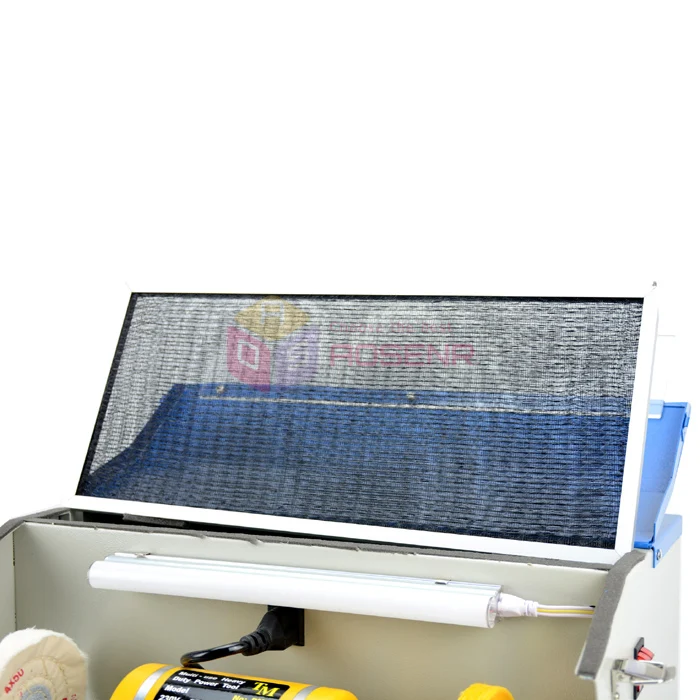 DM-5 полировки Полировка Машины пылеуловитель настольная с легким устройство для полировки зубов 110 В/220 В скамья Buffer полировщик Grinder