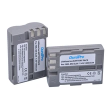 DuraPro – batterie pour appareil photo numérique, 2 pièces, pour Nikon D300S D300 D100 D200 D700 D70S D80 D90 D50