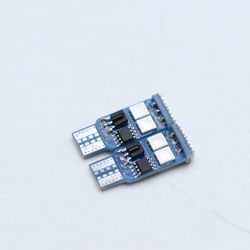 Светодиодные Автомобильные лампы T10 W5W RGB с пультом дистанционного управления для