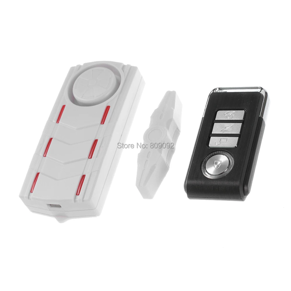 Wireless Vibration Sound Sensor Door Window Home Burglar Alarm