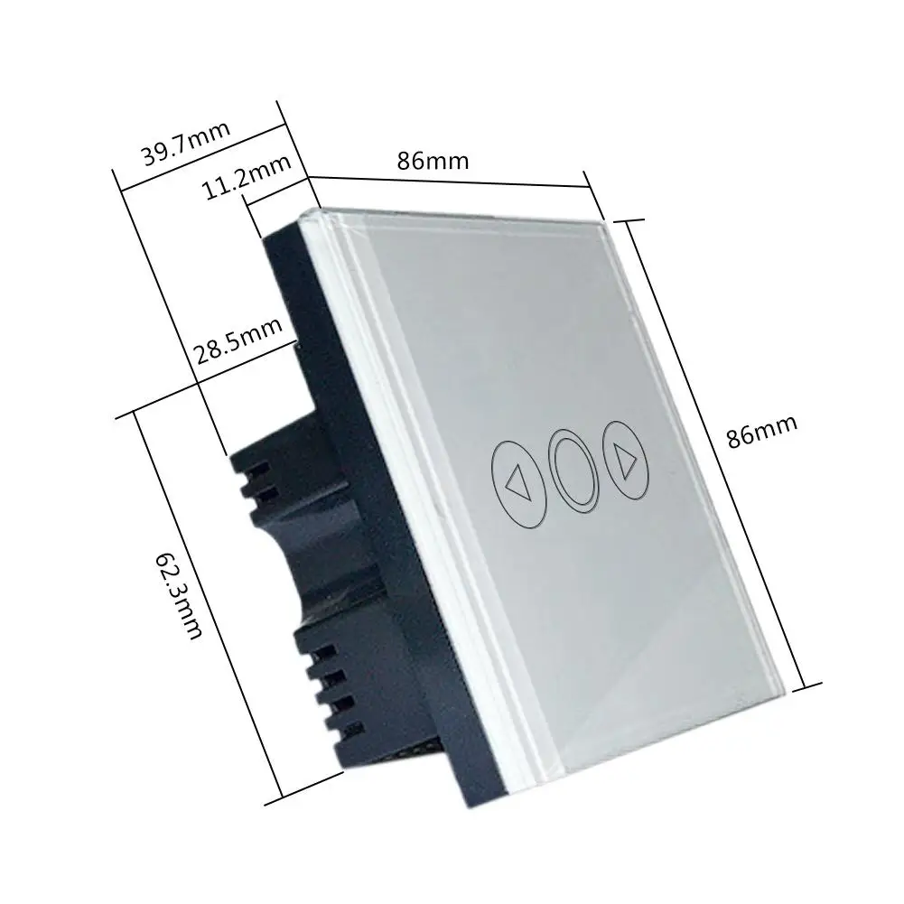 Светодиодный диммер ЕС США Стандартный умный переключатель беспроводной пульт дистанционного управления светодиодный диммер сенсорный закаленное стекло светодиодный диммер AC110-240V