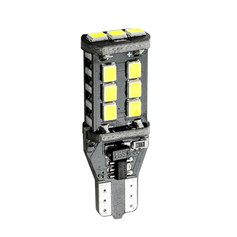 T15 W16W WY16W 15 SMD 2835 Светодиодный автомобильный дополнительный стоп сигнал CANBUS без