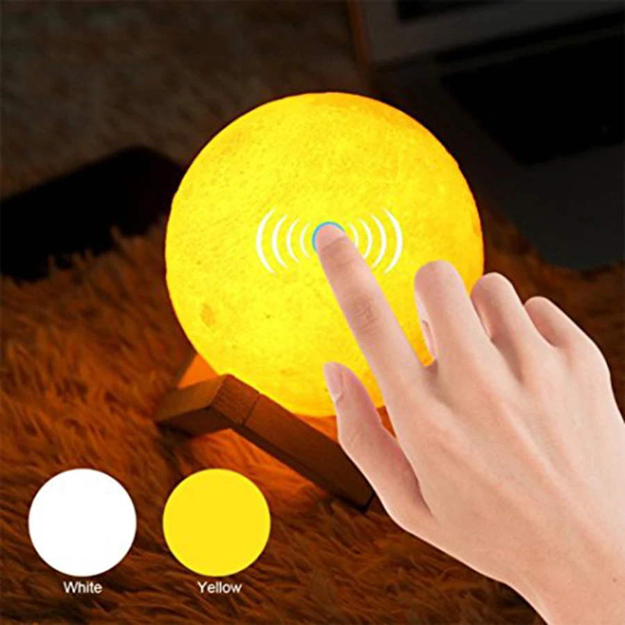 

Sanxu Motion Sensor 3d Moon Lamp Night Light USB Led Lights For Home Lamps Usb Led Lamp Luminaria Moon-lamp 2 Colors 2018 New