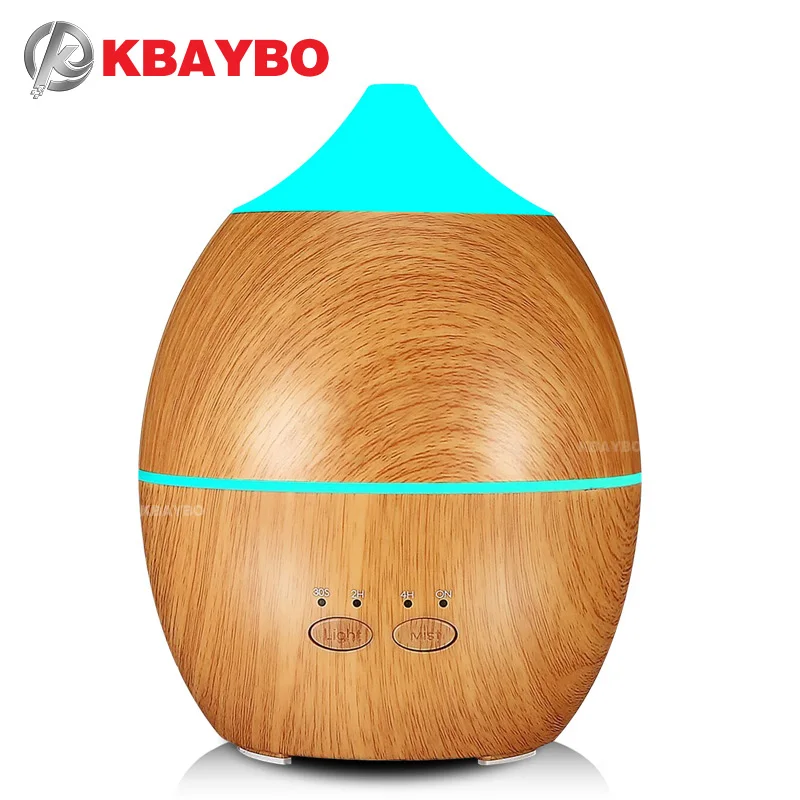 

2018 New 300ml Aroma Diffuser Aromatherapy Wood Grain Essential Oil Diffuser Ultrasonic Cool Mist Humidifier for Office Home