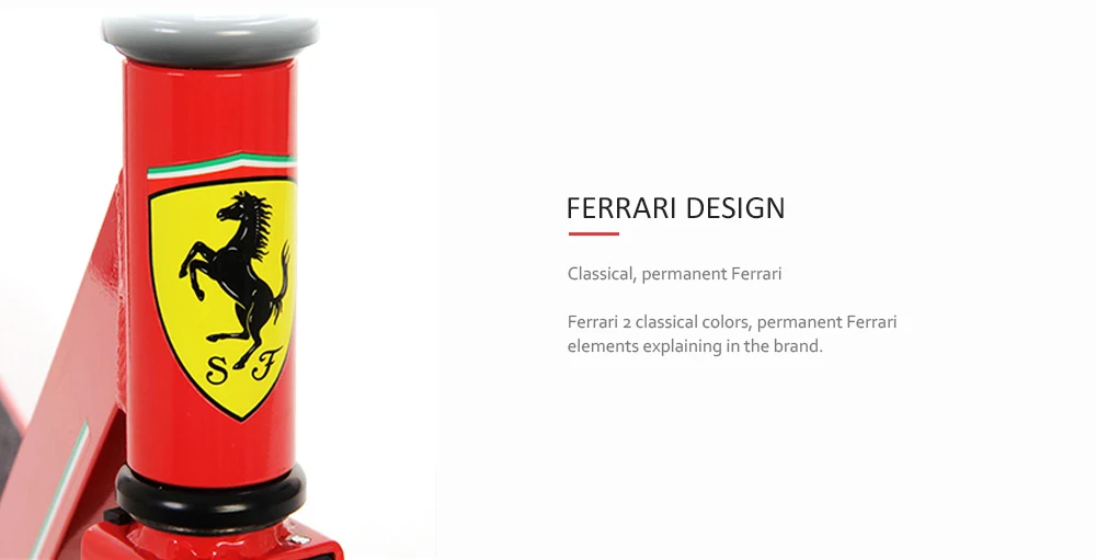 Ferrari FXA70 Scotter регулируемый 3 уровня высоты Abec-7 подшипник Расширенная Складная система скейтборд открытый игрушки подарки для детей