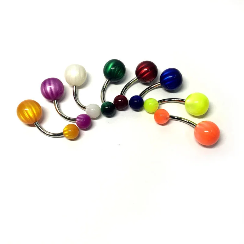 1 piece fashion new women belly button rings piercing navel ring 316L