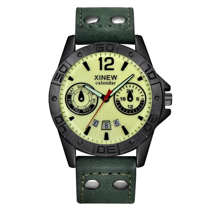 Luxury Analog Quartz Military Waterproof Stainless Steel Sport Analog Quartz Wrist Watch Men Male Clock relogio masculino 3M24 (4)