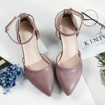 

18 with baotou size code in spring and summer new comfortable thick with 33-42 cusp sandals 18131