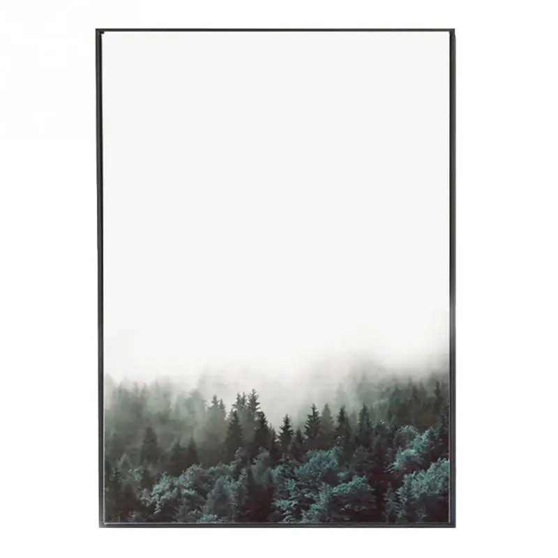 

Nordic Decoration Forest Lanscape Wall Art Canvas Poster and Print Canvas Painting Decorative Picture for Living Room Home Decor
