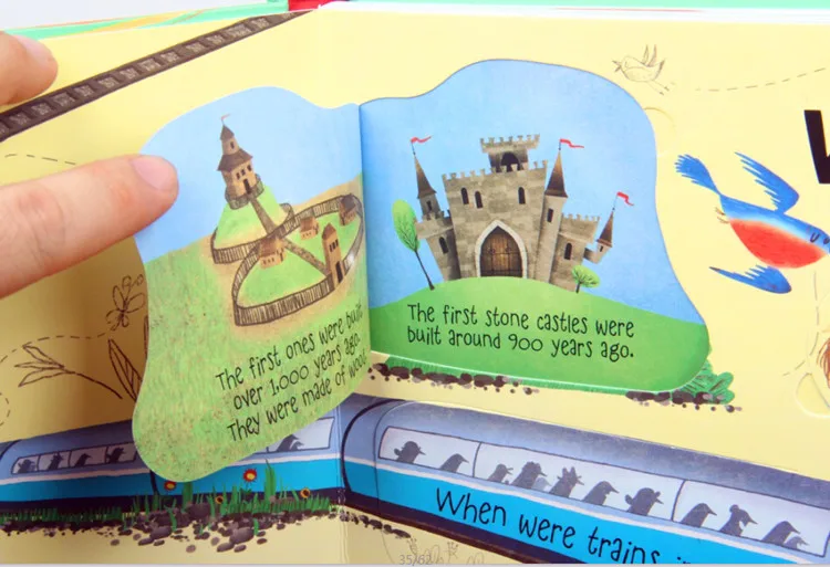 Usborne lift-the-flap вопросы и ответы английский обучающие книги с картинками Детский обучающий подарок для чтения
