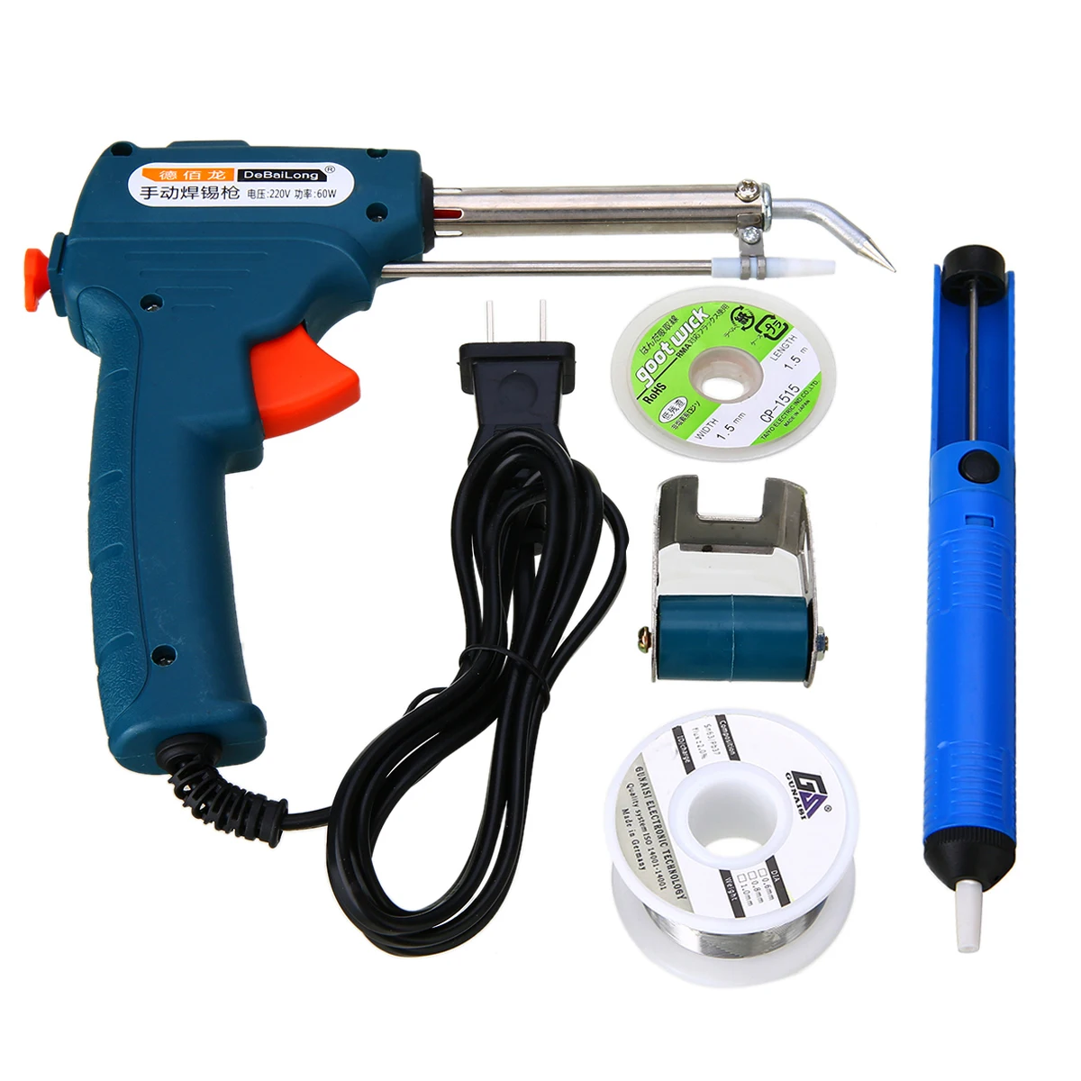 1 Set Soldering Tool 220V Alloy Tip Soldering Iron Tool Automatic Send Tin Tool Electric